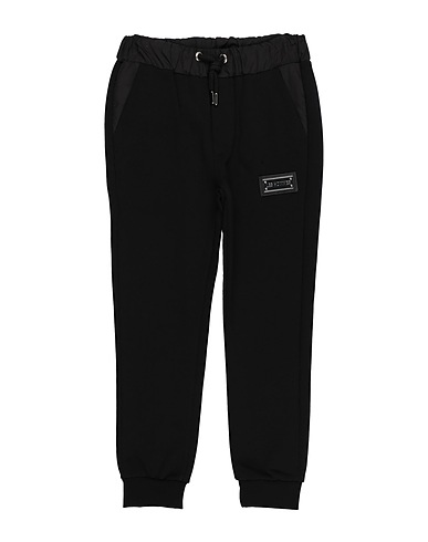 LES HOMMES Casual trouser Black 100% Cotton