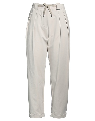 BRUNELLO CUCINELLI Casual pants Off white 98% Cotton, 2% Elastane