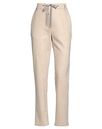 ELEVENTY Casual trouser Beige 90% Wool, 8% Cashmere, 2% Elastane