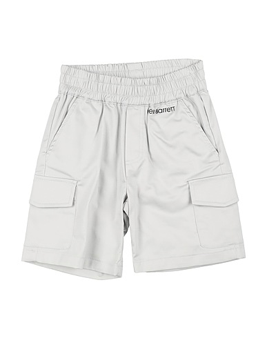 NEIL BARRETT Shorts & Bermuda Light grey 97% Cotton, 3% Elastane