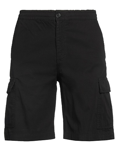 IUTER Shorts & Bermuda Nero 100% Cotone