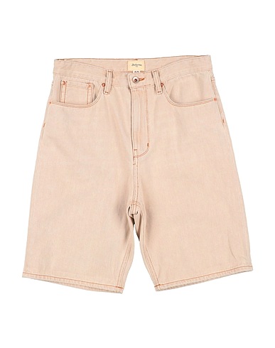 BELLEROSE Denim shorts Beige 100% Cotton