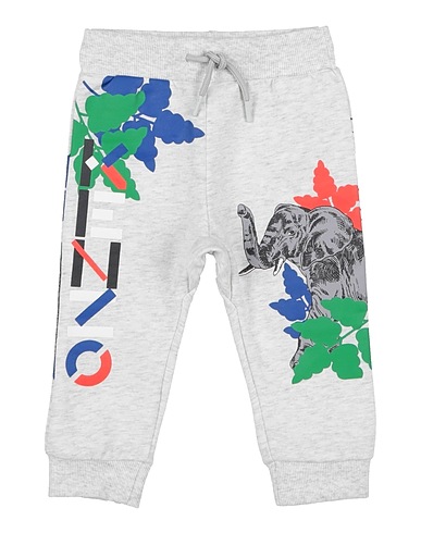 KENZO KIDS Casual trouser Light grey 81% Cotton, 19% Polyester