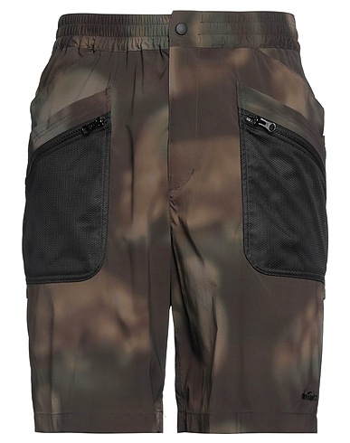 WILD THINGS Shorts & Bermuda Military green 92% Nylon, 8% Polyurethane