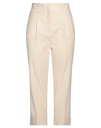 PESERICO Casual trouser EASY Beige 60% Cotton, 36% Viscose, 4% Elastane
