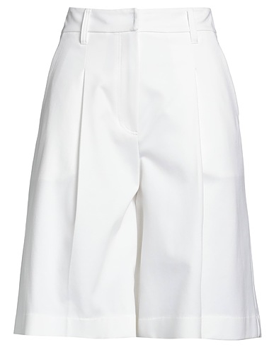 BRUNELLO CUCINELLI Shorts et Bermudas Blanc 65% Coton, 29% Polyamide, 6% Élasthanne