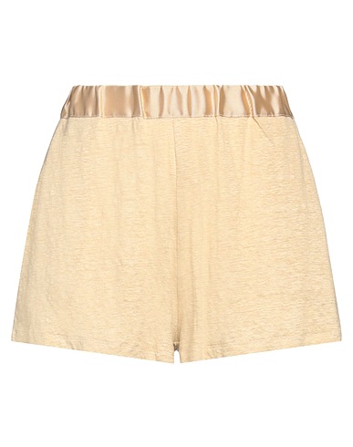 MAJESTIC FILATURES Shorts & Bermuda Sand 94% Linen, 6% Elastane