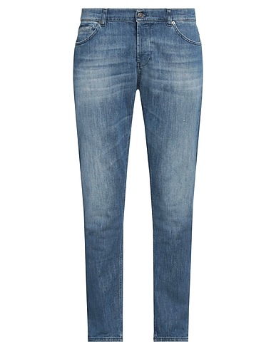 DONDUP Denim trousers Blue 89% Cotton, 11% Elastomultiester