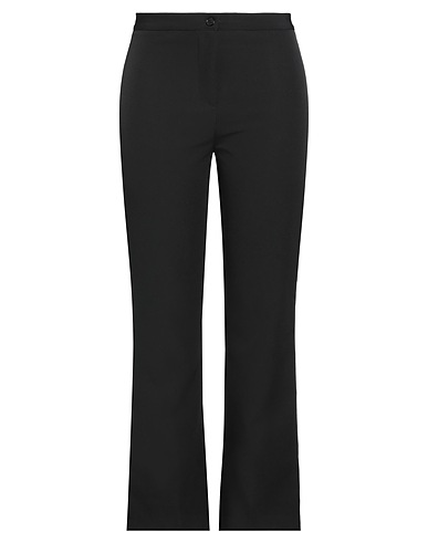 RITA LEVI CASHMERE Pantalon Noir 89% Polyester, 11% Élasthanne