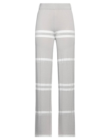 PRINCESSE LODO Pantalone Grigio chiaro 65% Viscosa, 35% Nylon, Poliestere, Fibra di metallo