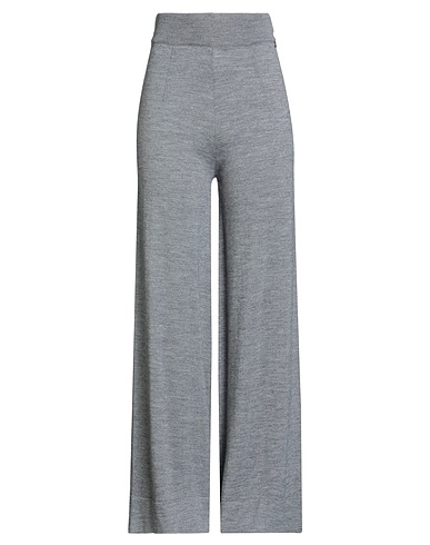 OTTOD'AME Casual trouser Grey 50% Virgin Wool, 50% Acrylic