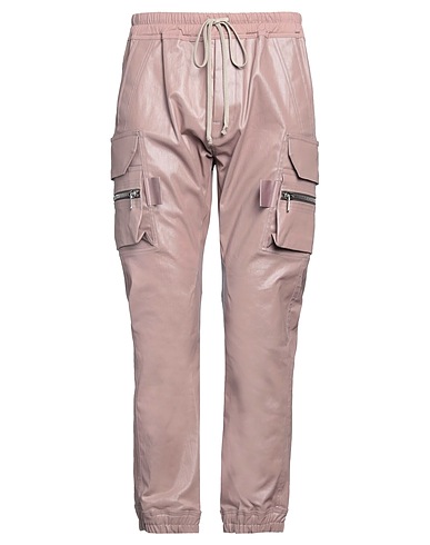RICK OWENS Denim trousers Antique rose 91% Cotton, 9% Elastomultiester, Elastane