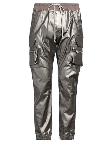 RICK OWENS Grey 91% Cotton, 9% Elastomultiester, Elastane