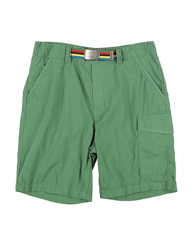 PAUL SMITH Shorts & Bermuda JUNIOR Verde militare 97% Cotone, 3% Elastan