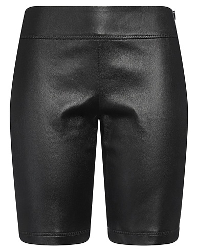 LOEWE Leather pant Black 100% Lambskin, Polyamide, Polyethylene, Elastane