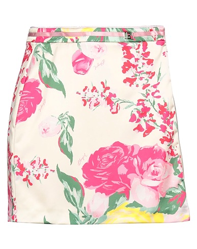 BLUGIRL Mini skirt Cream 97% Polyester, 3% Elastane