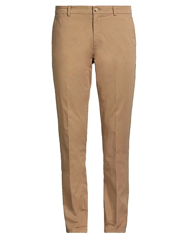 MANUEL RITZ Pantalon Beige 98% Coton, 2% Élasthanne