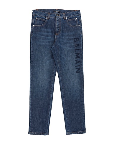 BALMAIN Denim pants Blue 98% Cotton, 2% Elastane