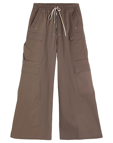 RICK OWENS Casual pants Lead 97% Cotton, 3% Elastane