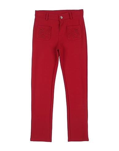 CHLOÉ Casual trouser Brick red 41% Modal, 41% Cotton, 10% Elastane, 8% Polyamide