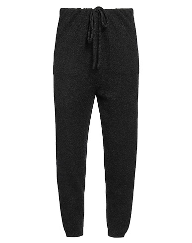 THE ELDER STATESMAN Casual trouser Charcoal 100% Cashmere