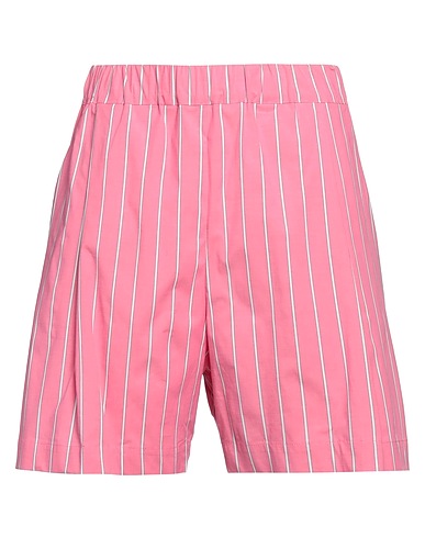 LANEUS Shorts & Bermuda Pink 97% Cotton, 3% Elastane