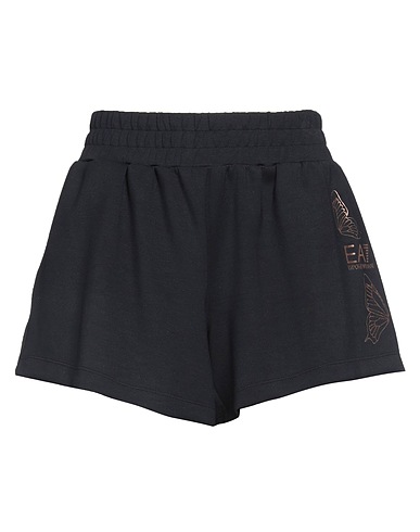 EA7 Shorts & Bermudas Schwarz 47% Polyester, 45% Modal, 8% Elastan