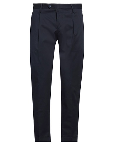 EREDI DEL DUCA Casual trouser Midnight blue 97% Cotton, 3% Elastane
