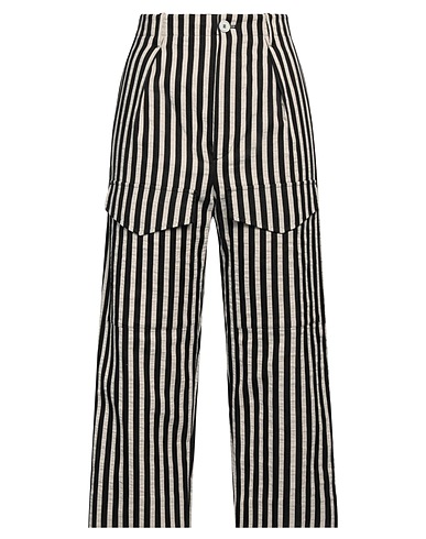 SETCHU Casual trouser Ivory 85% Cotton, 15% Linen