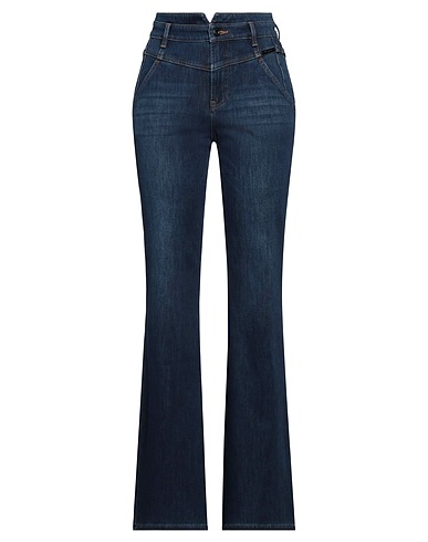 MISS SIXTY Denim pants Blue 53% Textile fibers, 32% Cotton, 6% Viscose, 5% Cashmere, 4% Elastane
