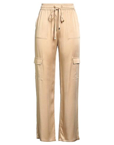 DMN Paris Pantalone Beige 71% Acetato, 29% Viscosa
