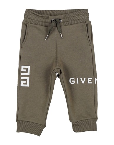 GIVENCHY Pantalone Verde militare 86% Cotone, 14% Poliestere