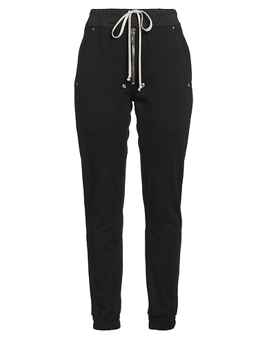 RICK OWENS 캐주얼 바지 블랙 97% 코튼, 3% 엘라스테인