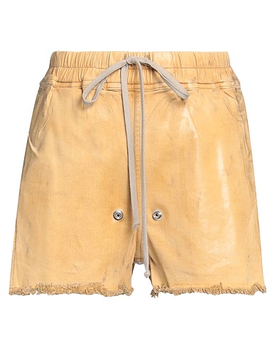 RICK OWENS Denim shorts Sand 100% Cotton