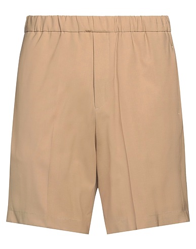 BE ABLE Shorts & Bermuda Khaki 95% Virgin Wool, 5% Elastane