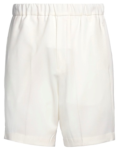 BE ABLE Shorts & Bermuda Ivory 95% Virgin Wool, 5% Elastane