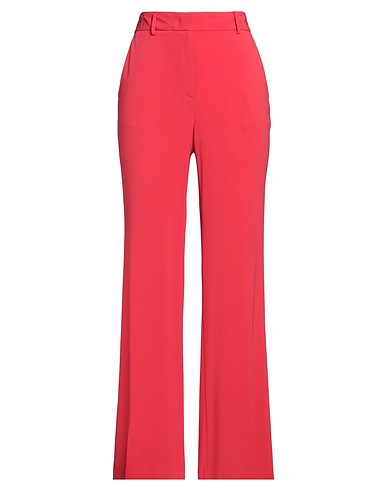 ALBERTO BIANI Casual trouser Tomato red 70% Triacetate, 30% Polyester