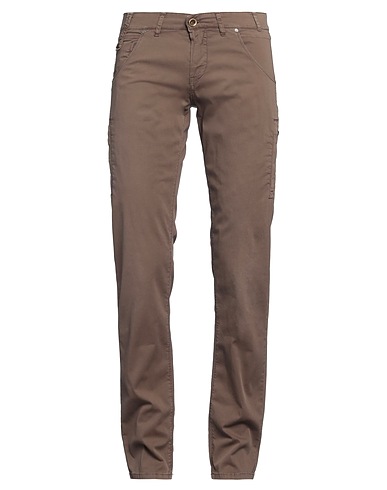 TAKE-TWO Casual pants Khaki 98% Cotton, 2% Elastane