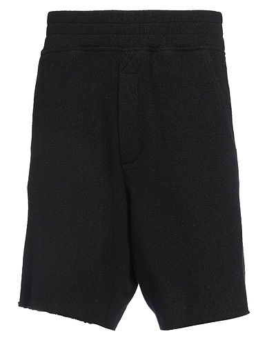 THE ELDER STATESMAN Shorts & Bermuda Black 100% Cashmere