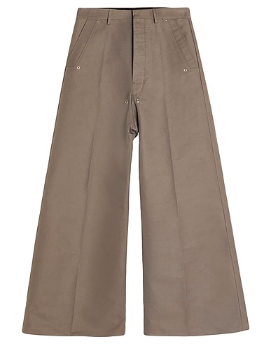 RICK OWENS Hosen Maulwurfsgrau 100% Baumwolle, Büffelhorn