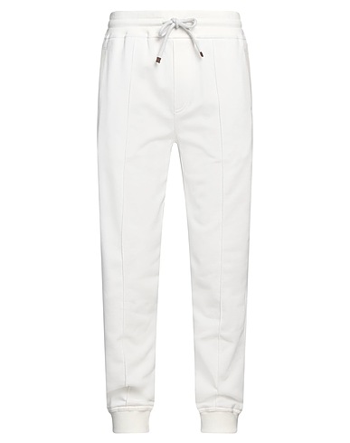 BRUNELLO CUCINELLI Casual trouser White 100% Cotton