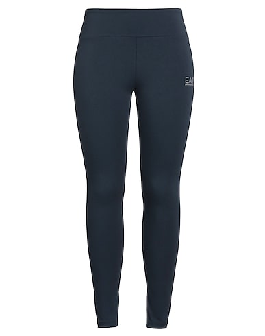 EA7 Leggings Midnight blue 90% Cotton, 10% Elastane