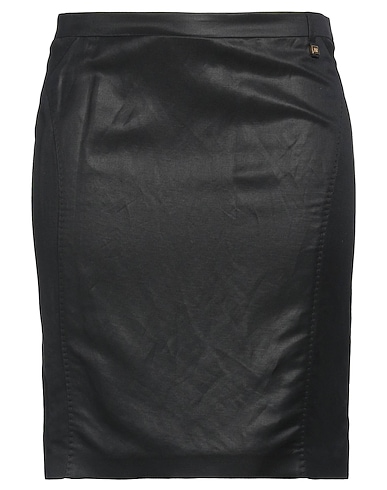 JOHN RICHMOND Midi skirt Black 53% Viscose, 47% Lyocell