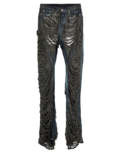 DRKSHDW by RICK OWENS Denim pants Grey 100% Cotton