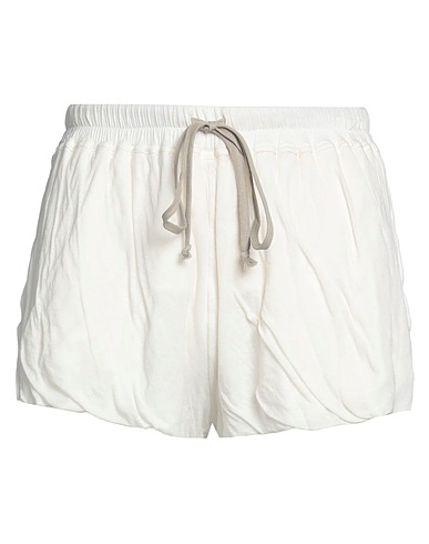RICK OWENS Shorts & Bermuda White 100% Cotton