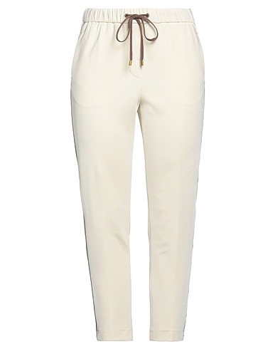PESERICO Casual pants Ivory 91% Polyamide, 9% Elastane, Cotton
