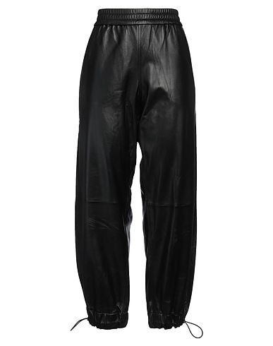 NOVE Pantalone Nero 100% Pelle ovina