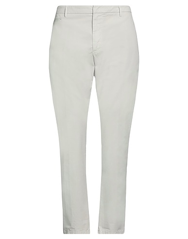 DONDUP Casual trouser Light grey 98% Cotton, 2% Elastane