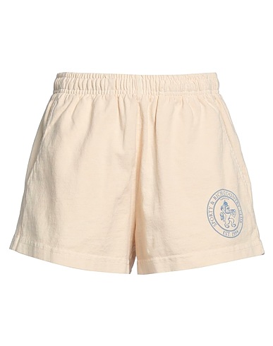 SPORTY & RICH Shorts & Bermuda Beige 100% Cotton
