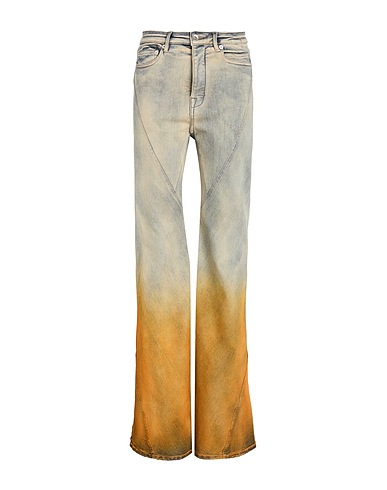 DRKSHDW by RICK OWENS Bootcut Jeans Blue 91% Cotton, 6% Elastomultiester, 3% Elastane